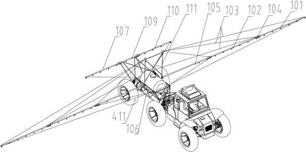 Self-walking plant protection spraying machine