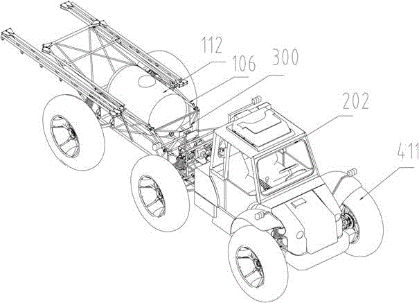 Self-walking plant protection spraying machine