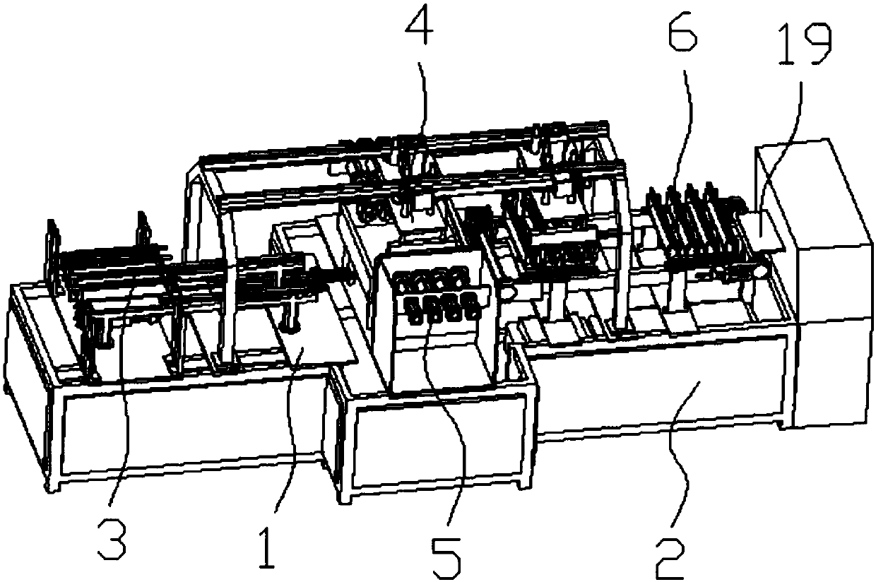 Axis part detection machine with screening and collecting functions