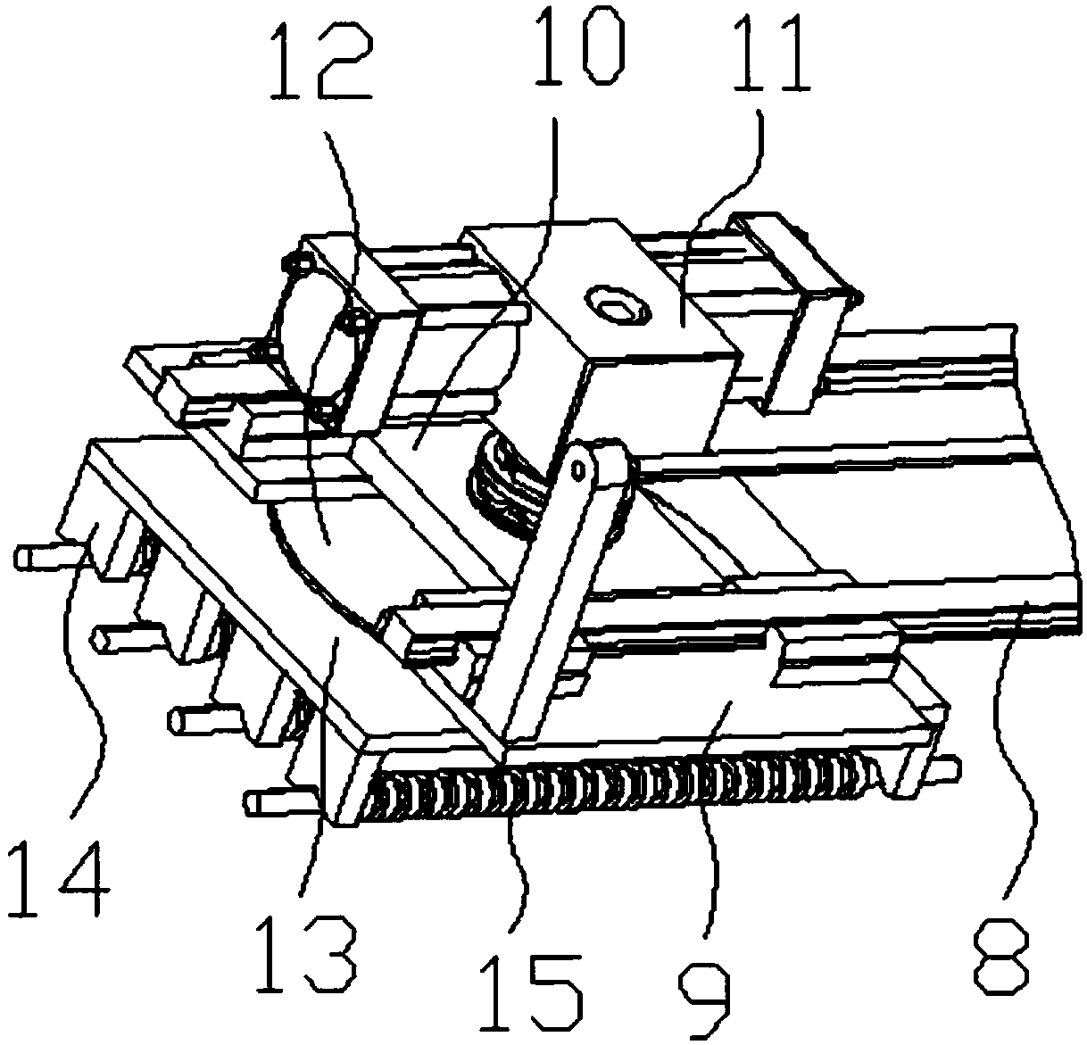 Axis part detection machine with screening and collecting functions