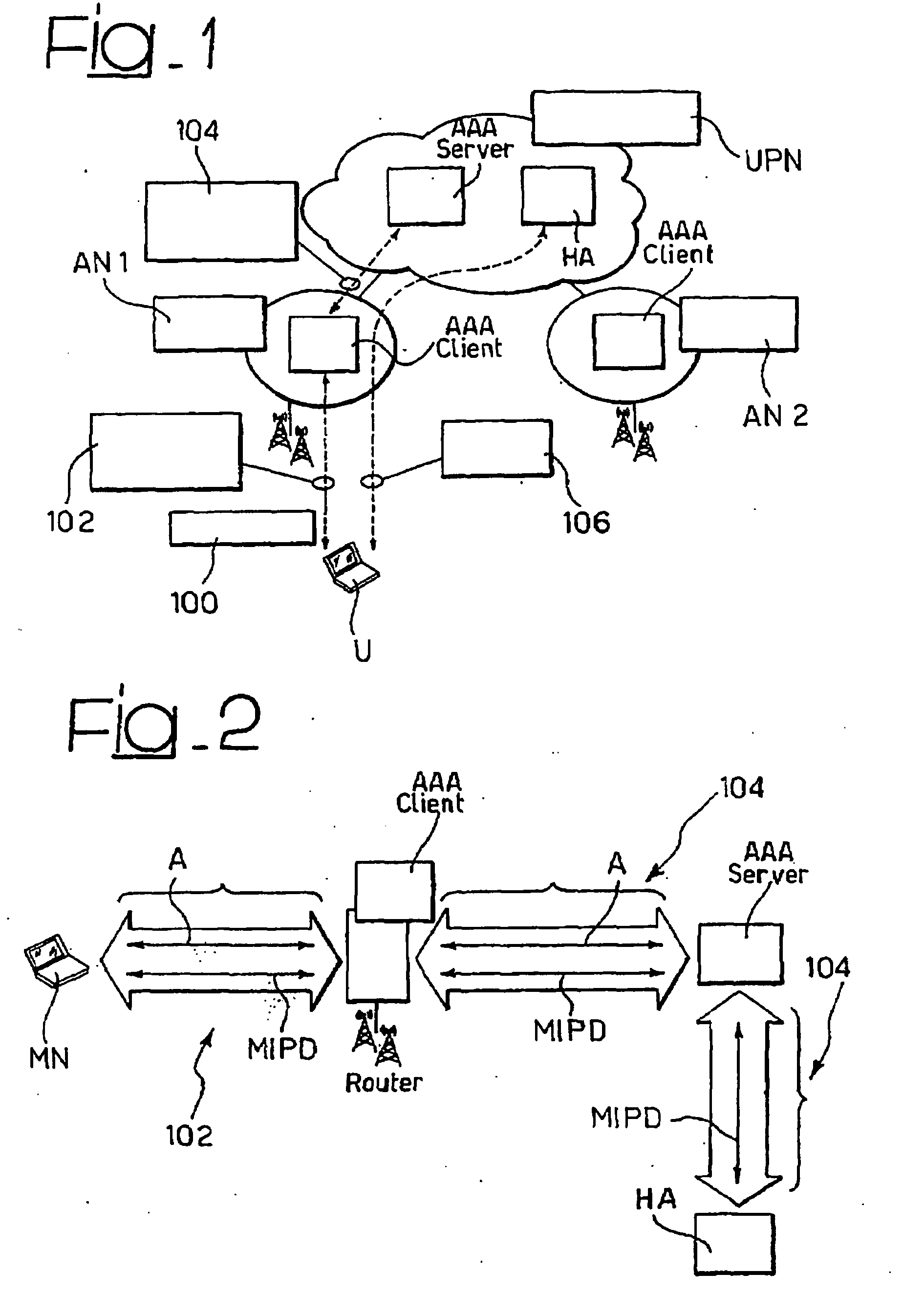 Method and System for the Secure and Transparent Provision of Mobile Ip Services in an Aaa Environment