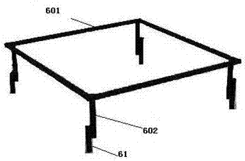 Fast in-place paving construction method for thick and heavy stone blocks