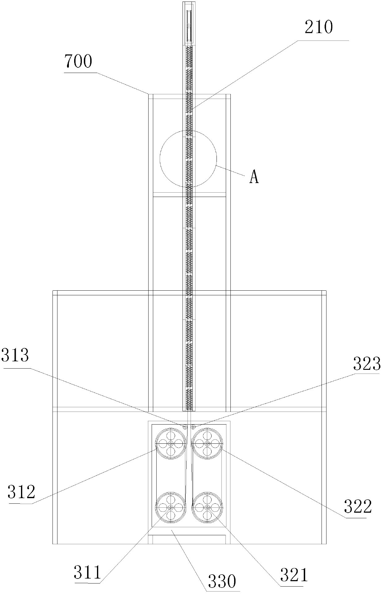 Pushing system