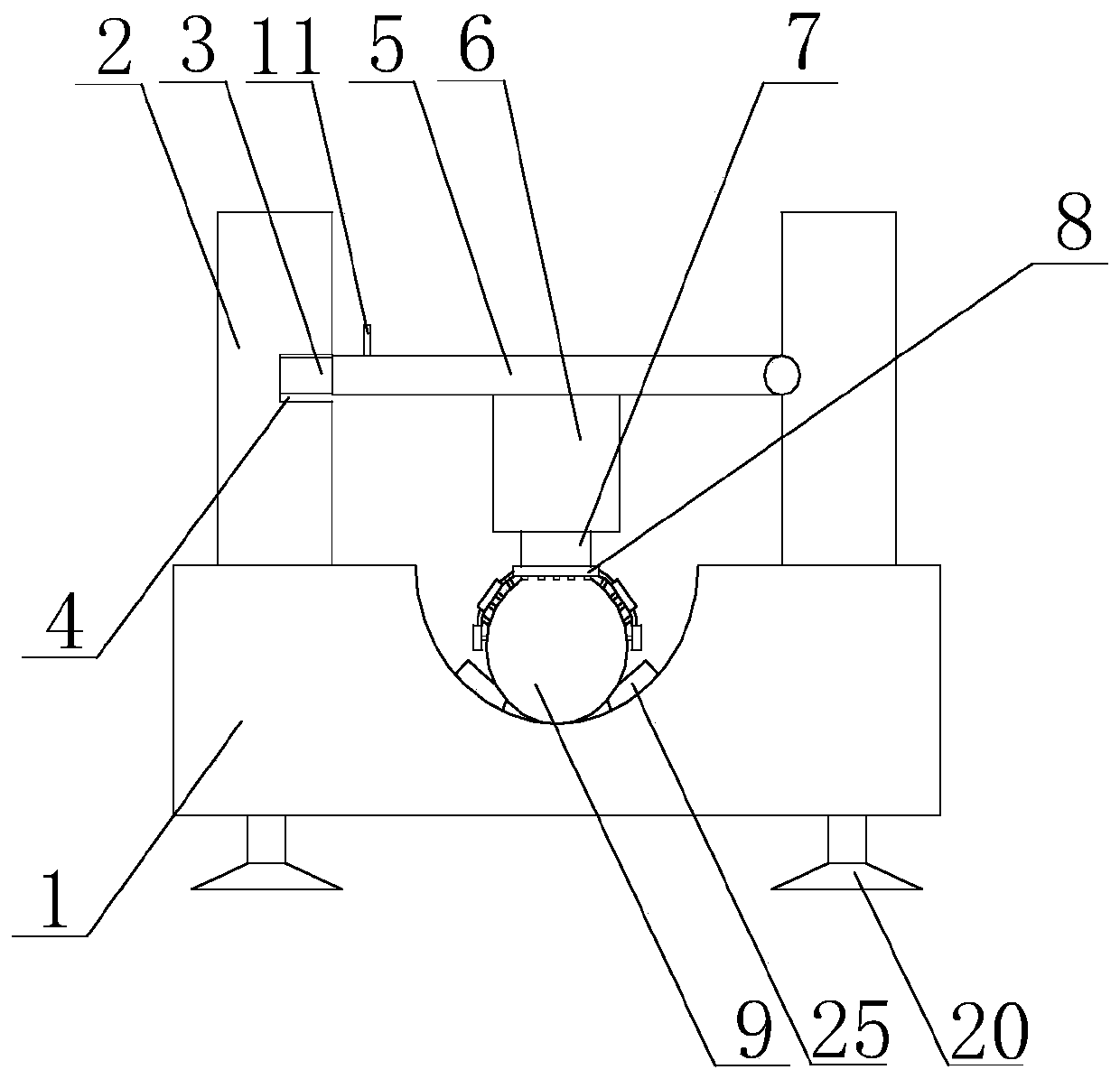 Grooves to prevent cable deflection