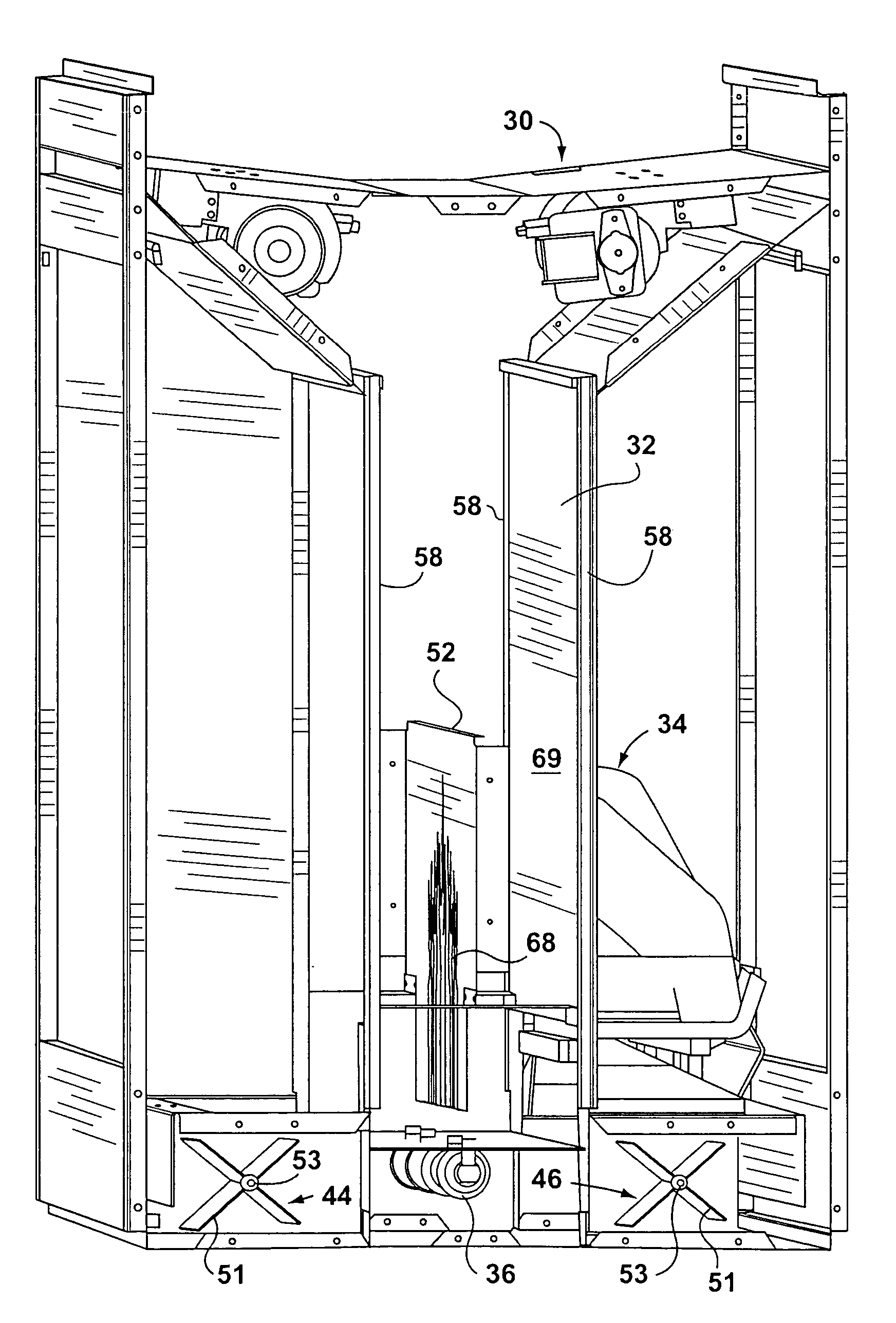 Flame simulating assembly