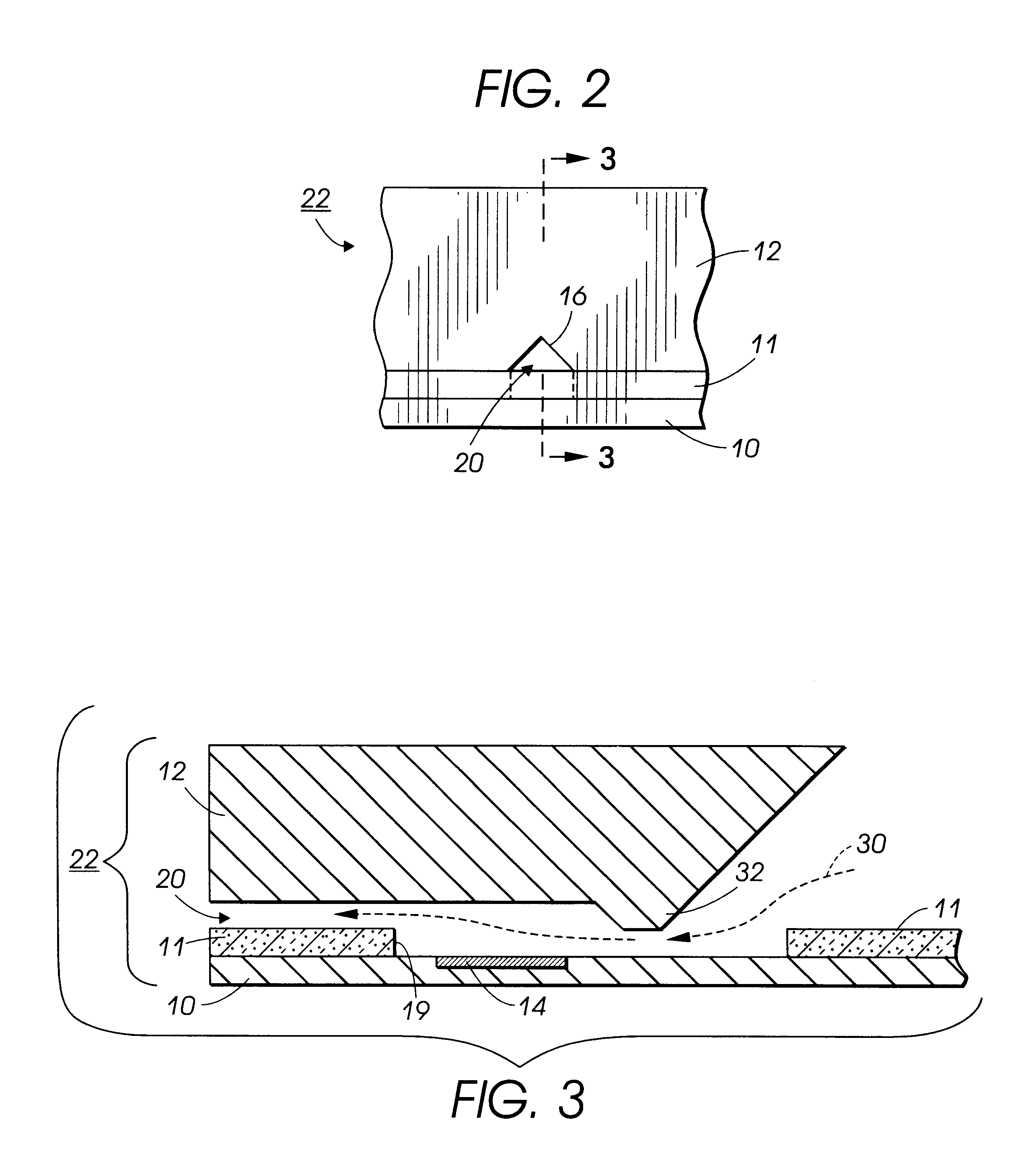 Thin front channel photopolymer drop ejector