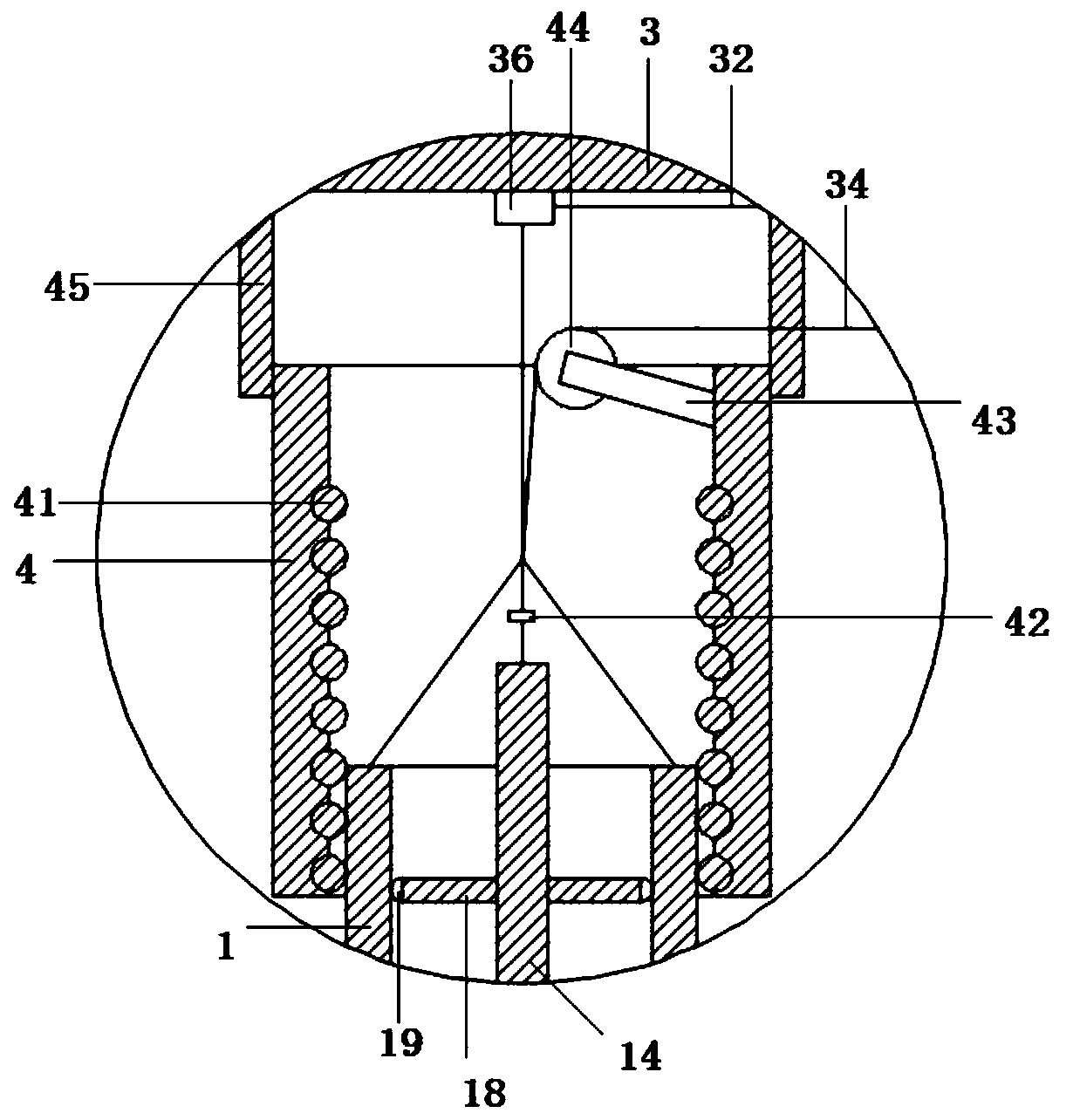 Shallow water sampling device and using method thereof