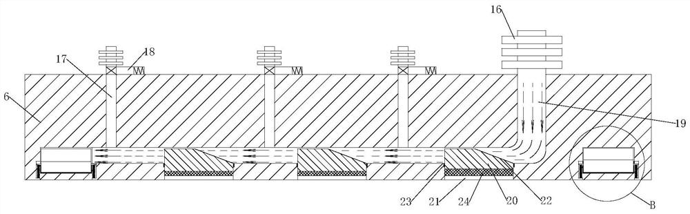 An auxiliary tooling for assembling the outer frame of a computer liquid crystal display