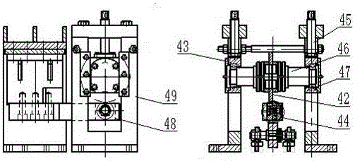 Steel tube cutting seam expanding and flattening integrated machine