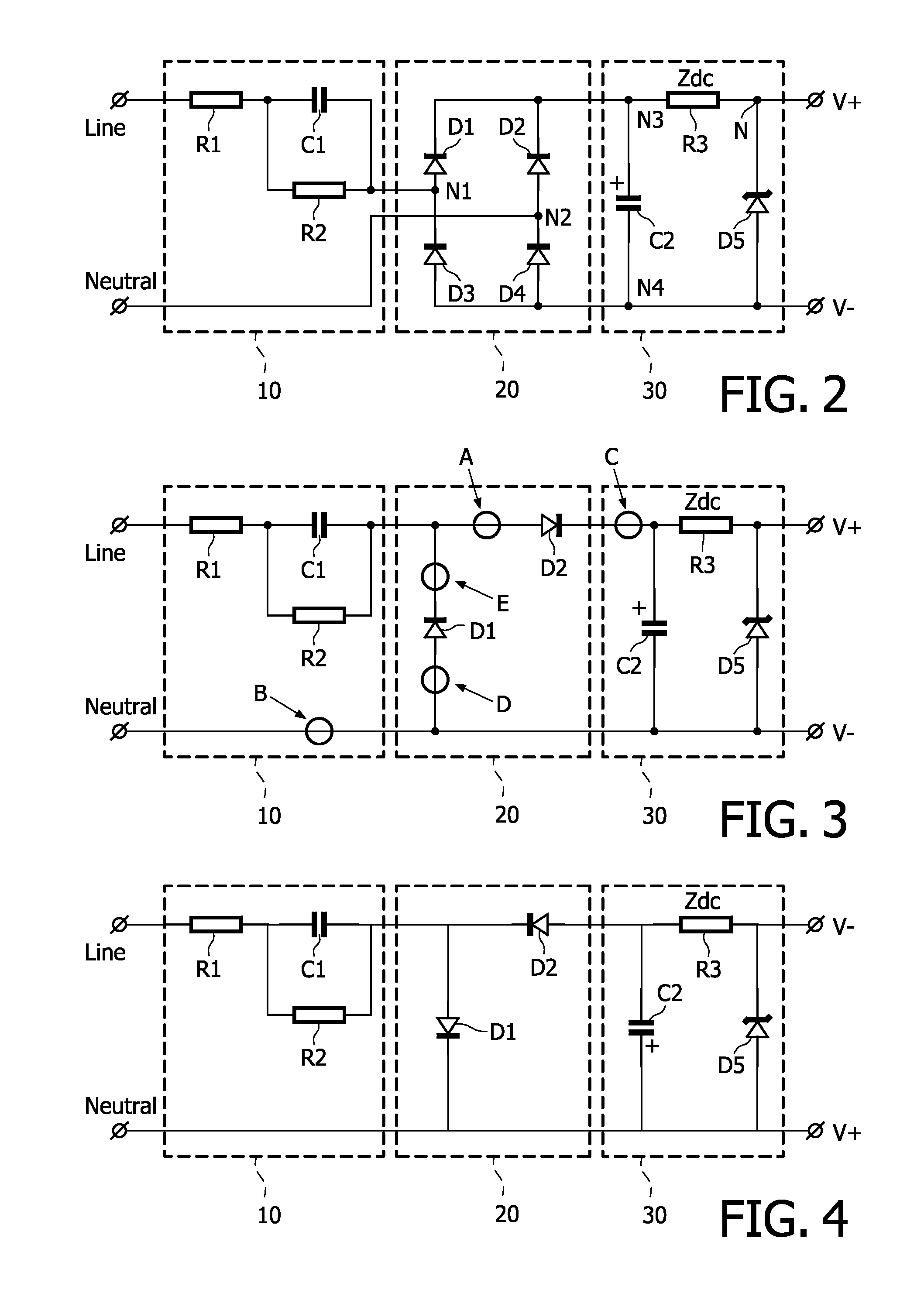 Capacitive power supply