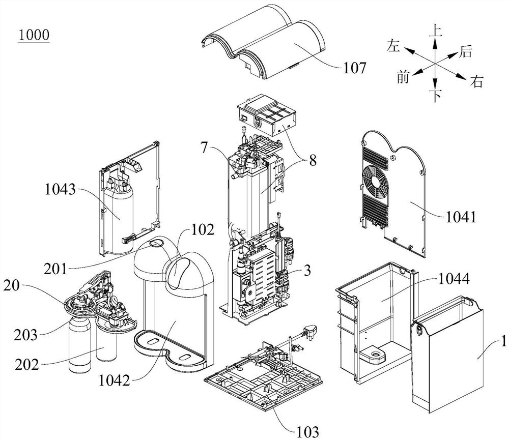 Waterway system and multifunctional water dispenser with same