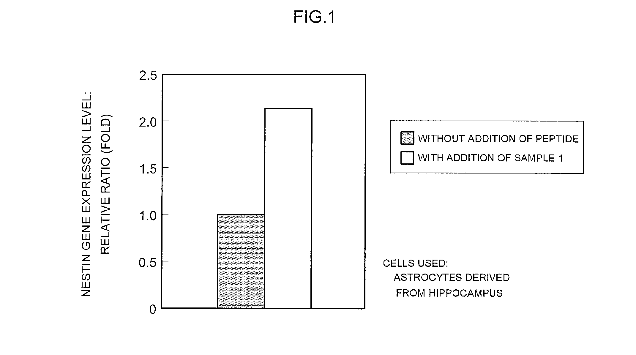 Nestin-inducing synthetic peptide and use thereof