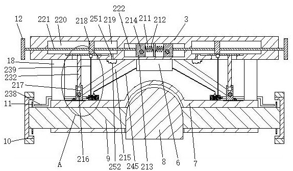 Drive axle assembly with side impact energy absorption