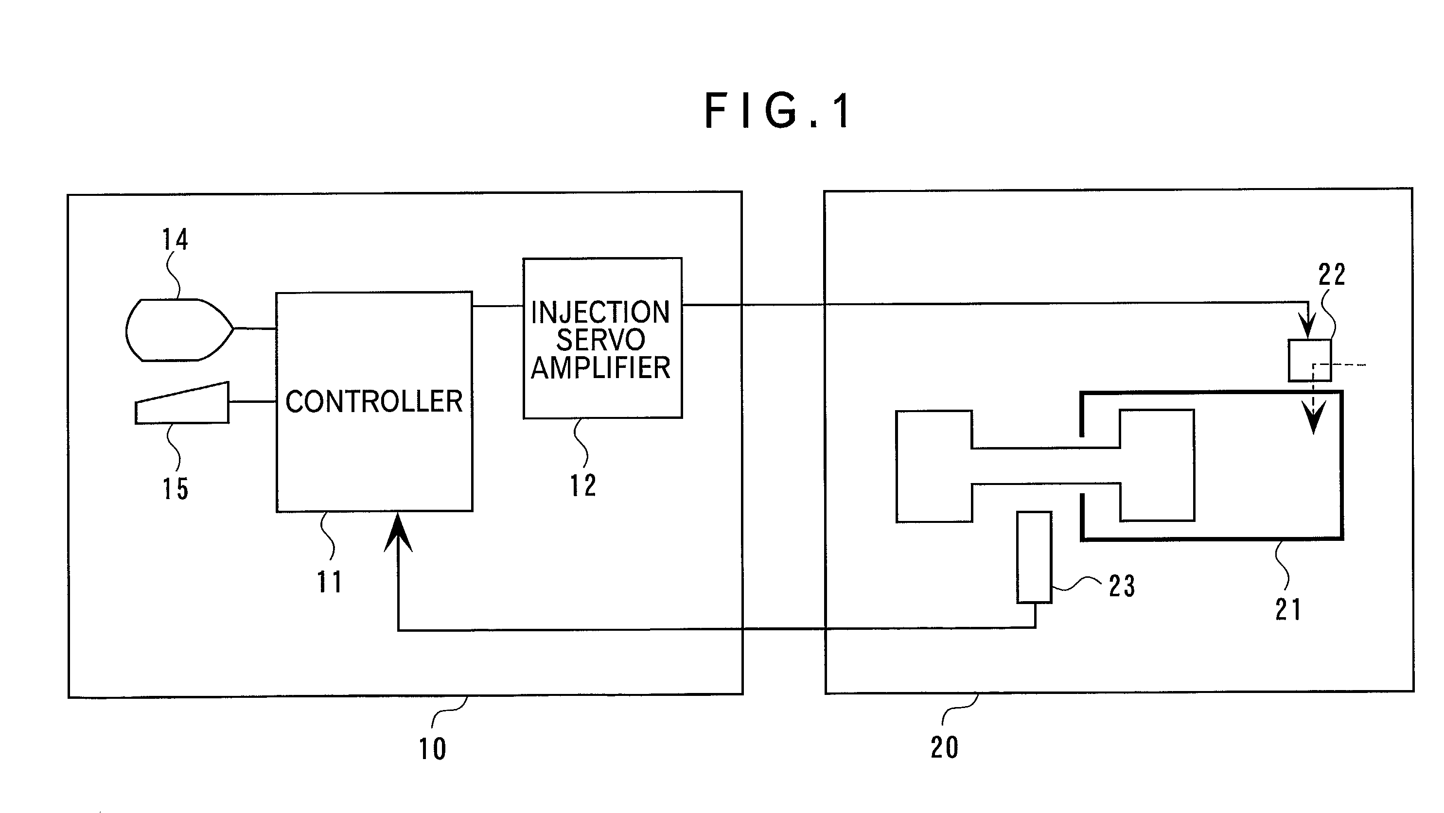 Injection control method of die-casting machine and injection control unit of die-casting machine