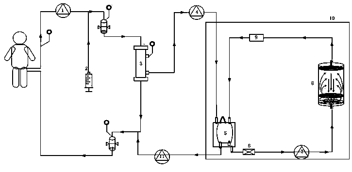 Bioartificial liver system