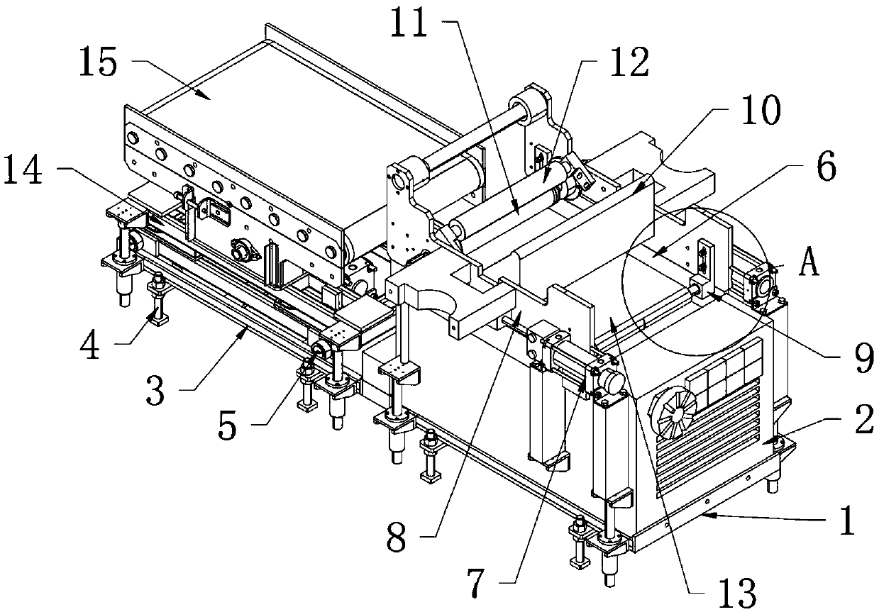 Automatic conveying device for clothing ironing after finishing ironing