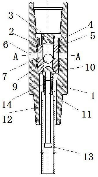 Underground pressure release valve and hydraulic shaping pipe column