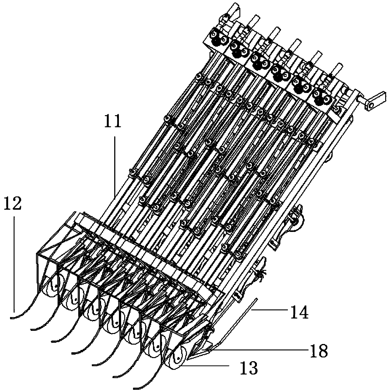 Tuber mustard harvester