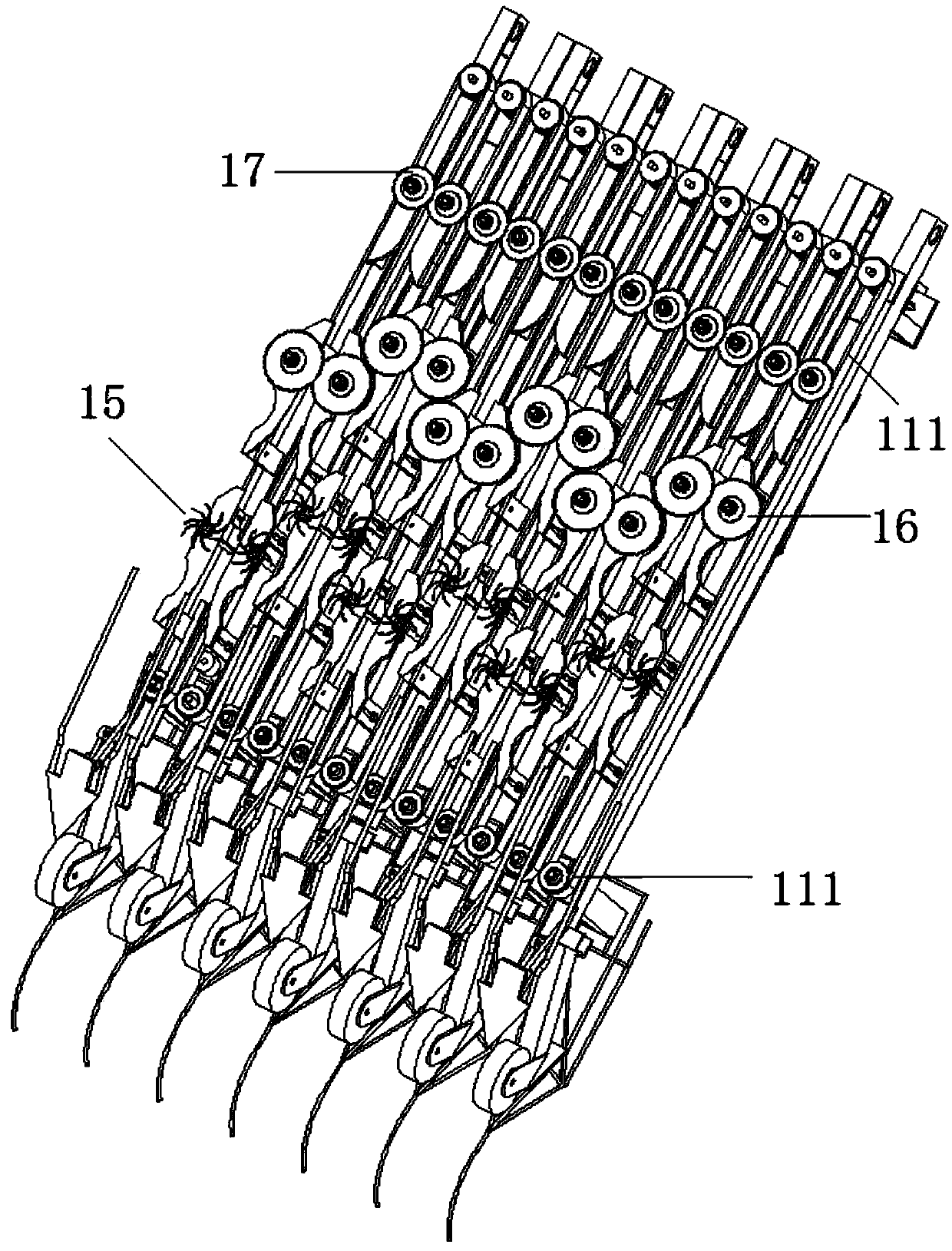 Tuber mustard harvester