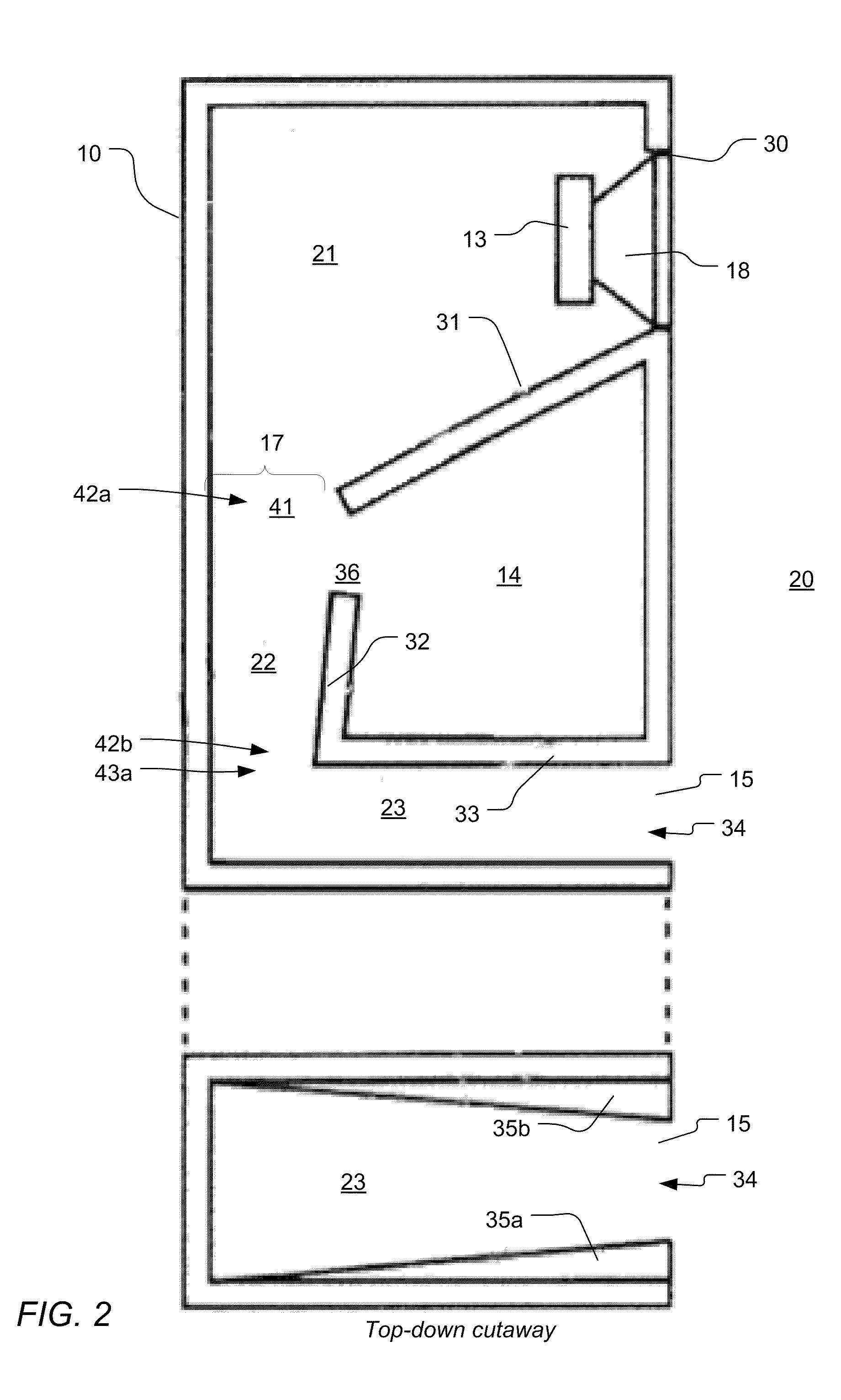 Inverse horn loudspeakers