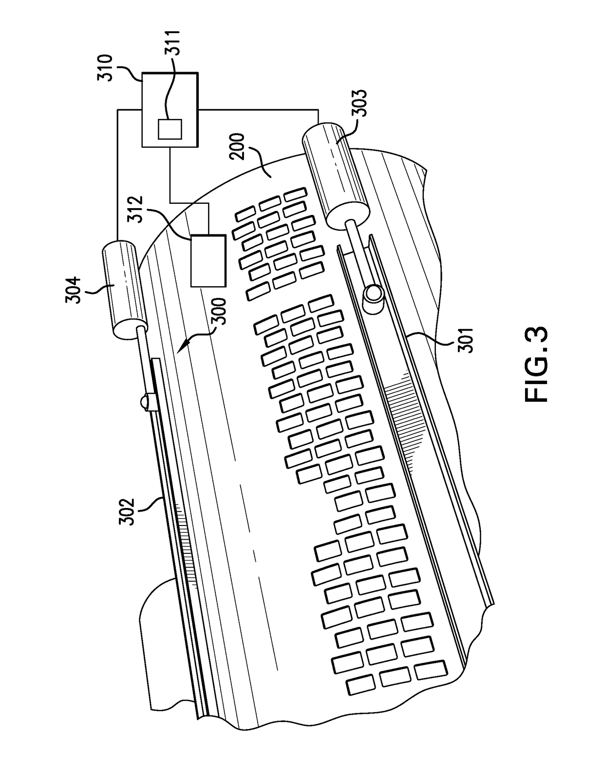 Threshing and separating system with adjustable rotor vanes