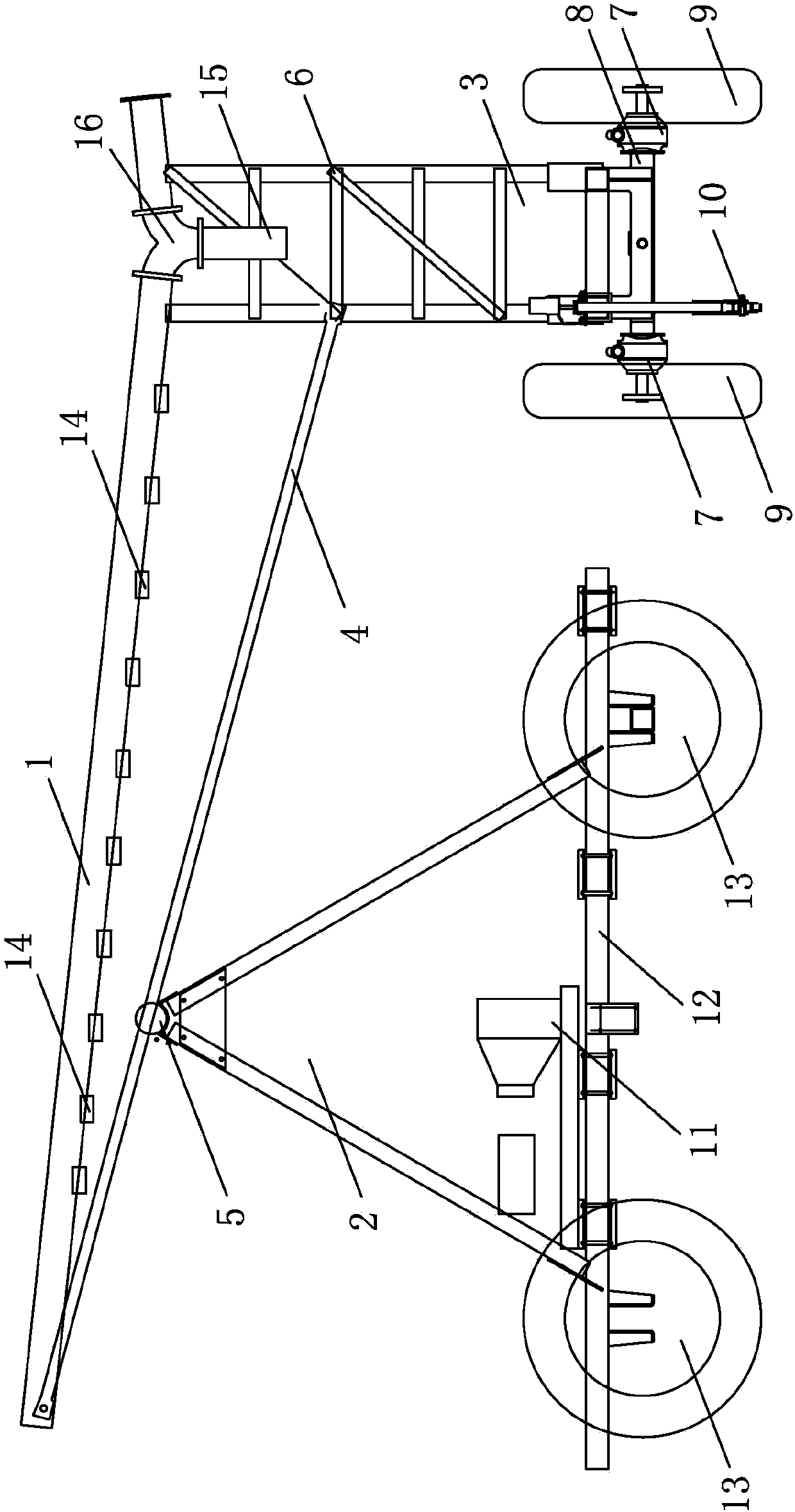 Translational motion type irrigation machine