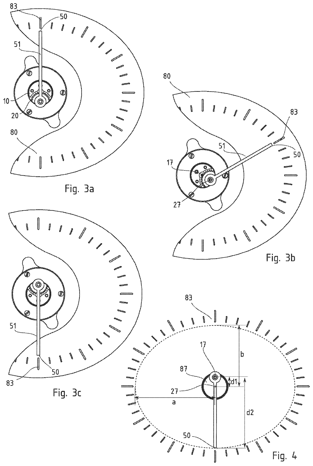 Trochoidal display mechanism