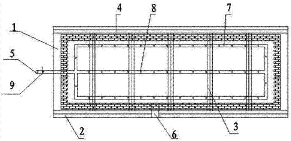 Precast concrete component curing forming device