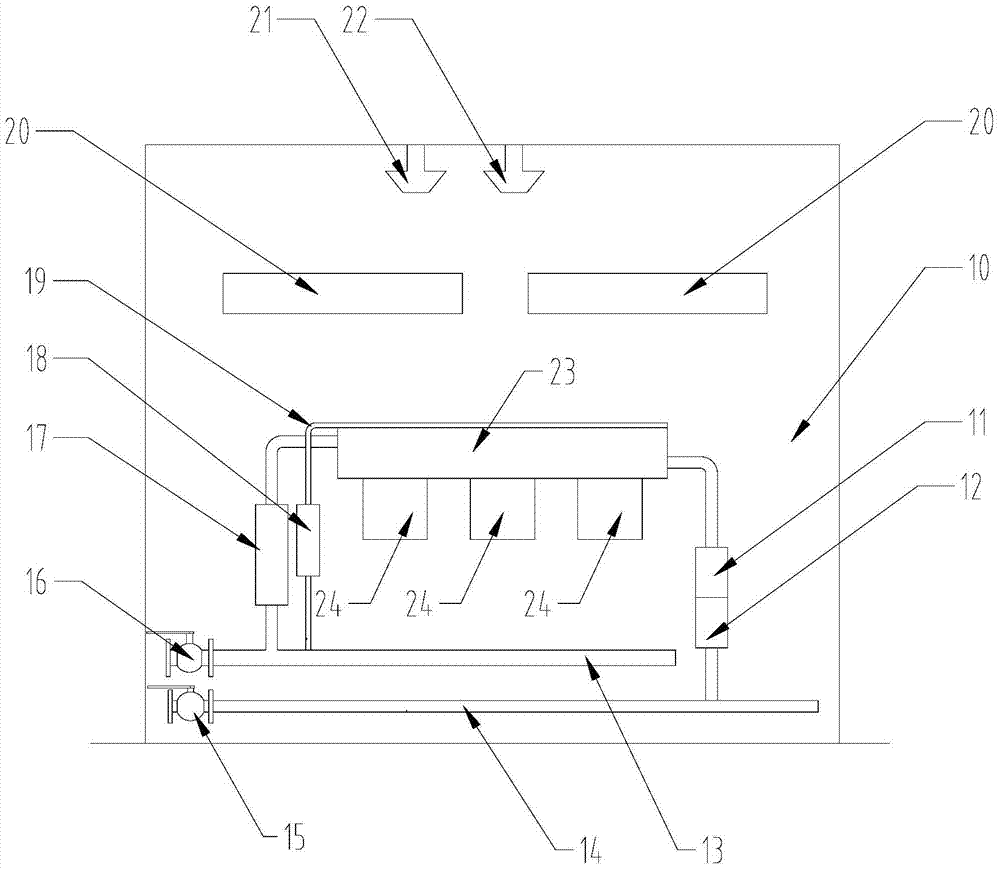 Precast concrete component curing forming device