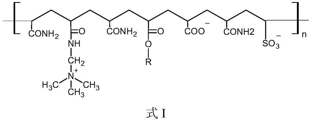 Sand-carrying fluid with effects of improving flow resistance of thickened oil and stabilizing clay