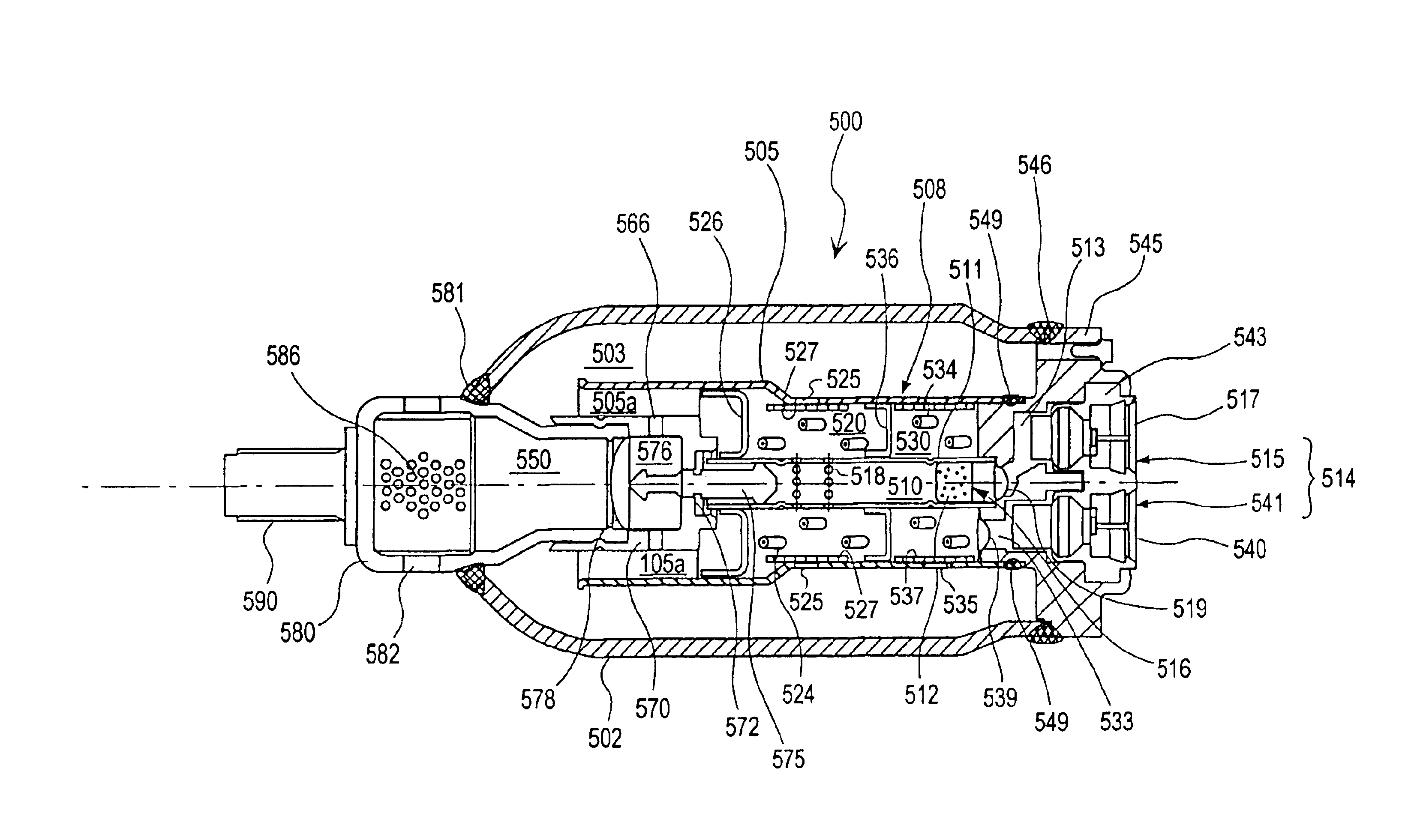 Multi-stage expansion tire hybrid inflator