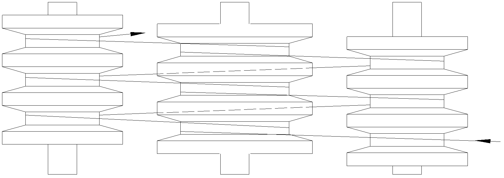 Rope transmission device