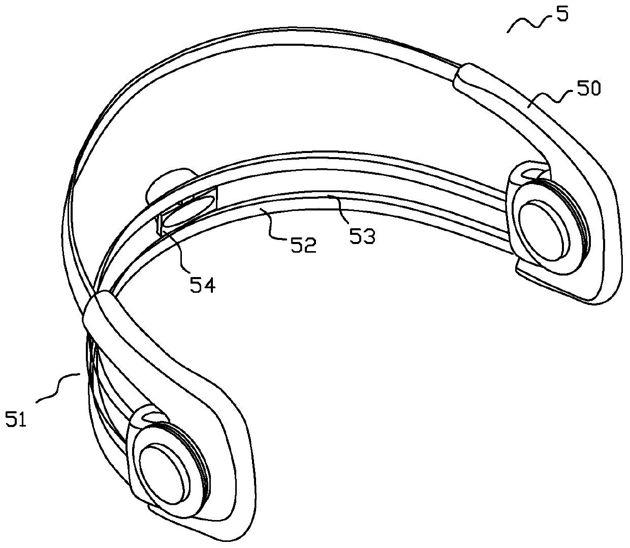 Terahertz wave physical therapy device for old people cerebellar atrophy disease