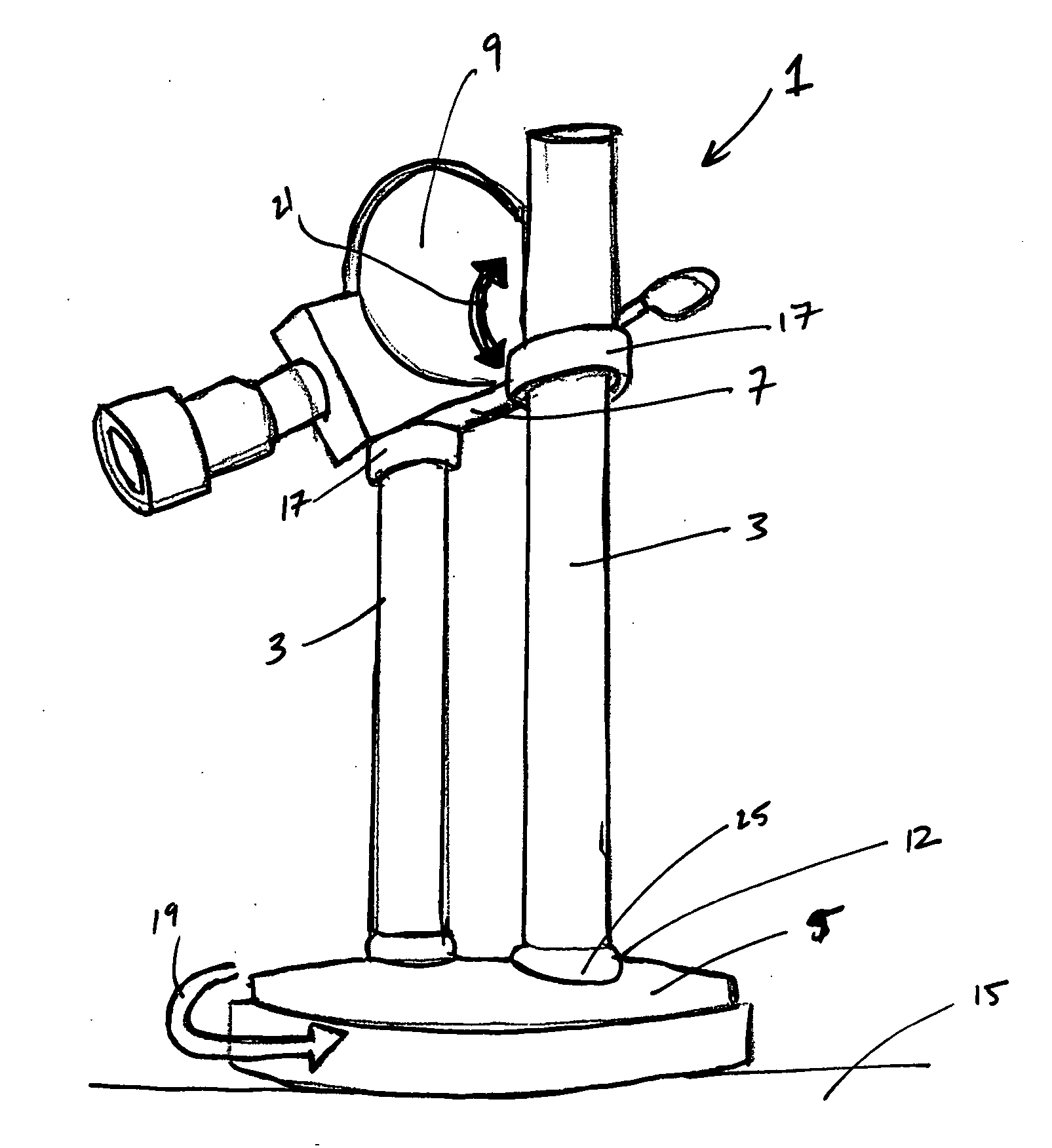 Bipod platform system for a camera