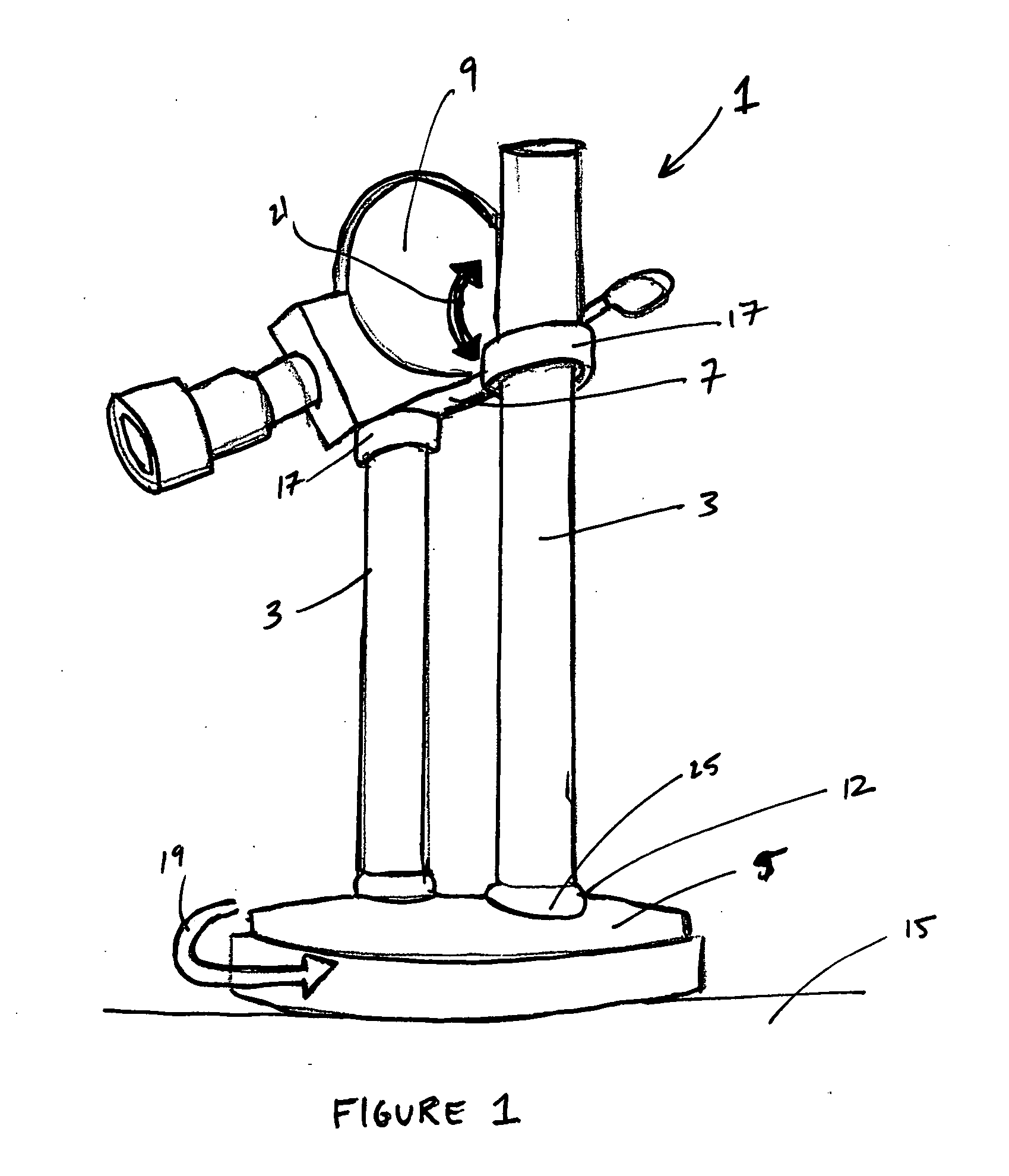 Bipod platform system for a camera