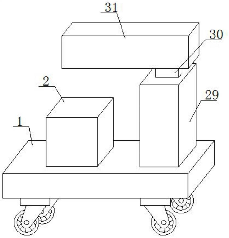 Drilling device for treatment of fire area and subsidence area of steeply inclined coal seam