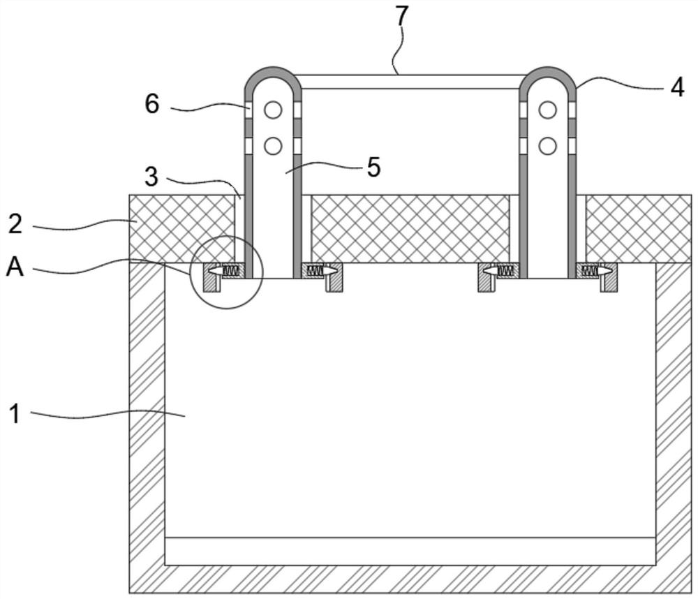 Building construction rainfall drainage structure