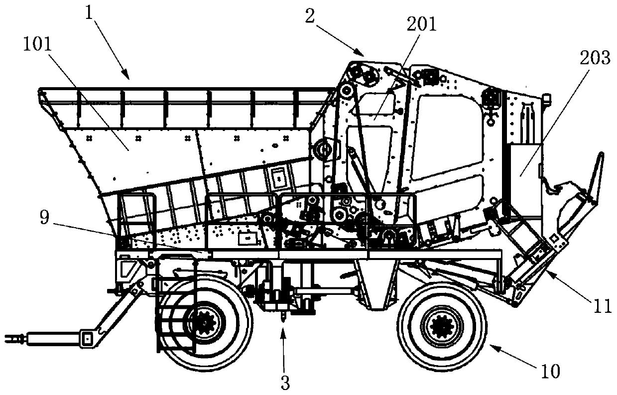 Traction-type intelligent cotton press