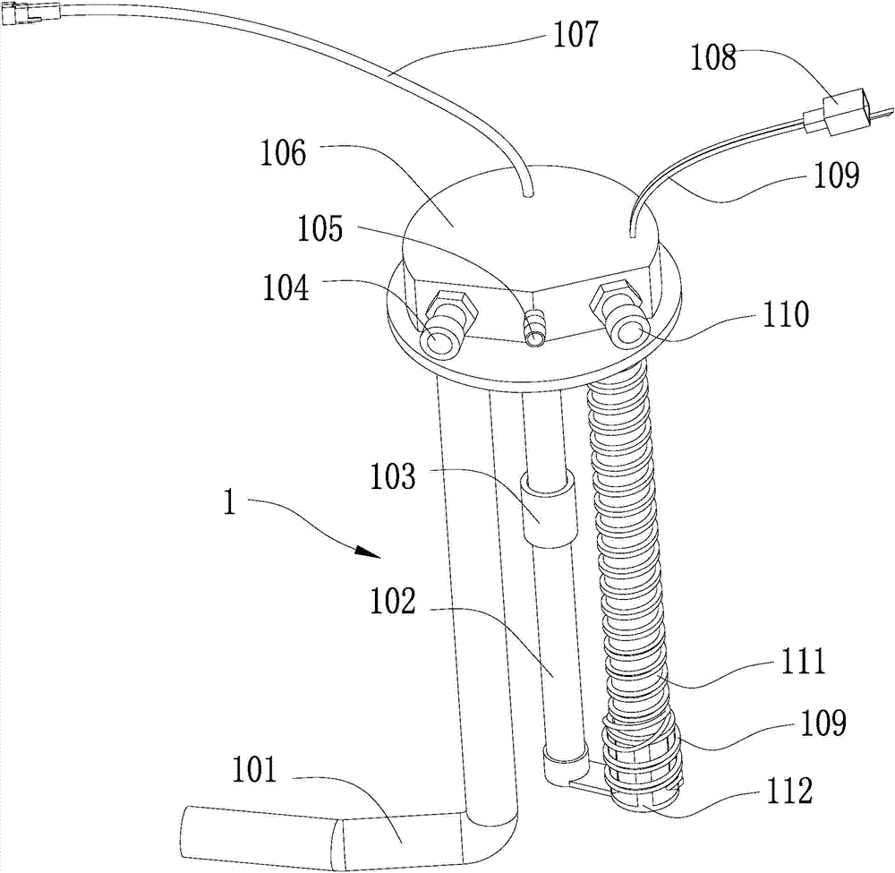 Filtering system of far infrared electronic heating diesel filter