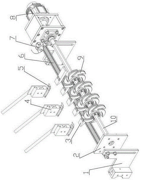 Automatic paper collection deviation correcting device of box pasting machine