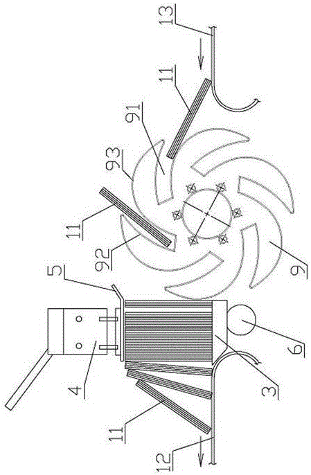 Automatic paper collection deviation correcting device of box pasting machine