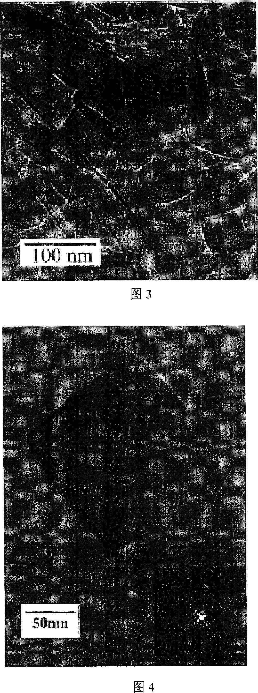 LTA and FAU molecular screen nanocrystalline preparation method