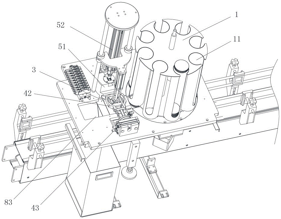 Intelligent sample bottle lid pressing machine for sampling