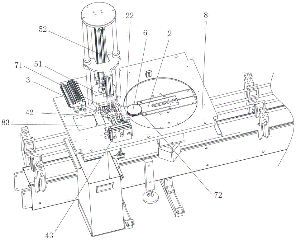 Intelligent sample bottle lid pressing machine for sampling