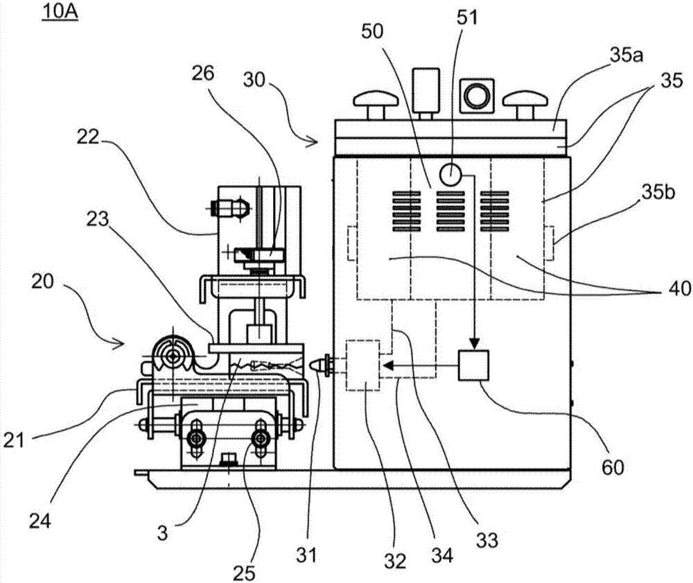 Wax injection molding device and casting method for article using wax injection molding device