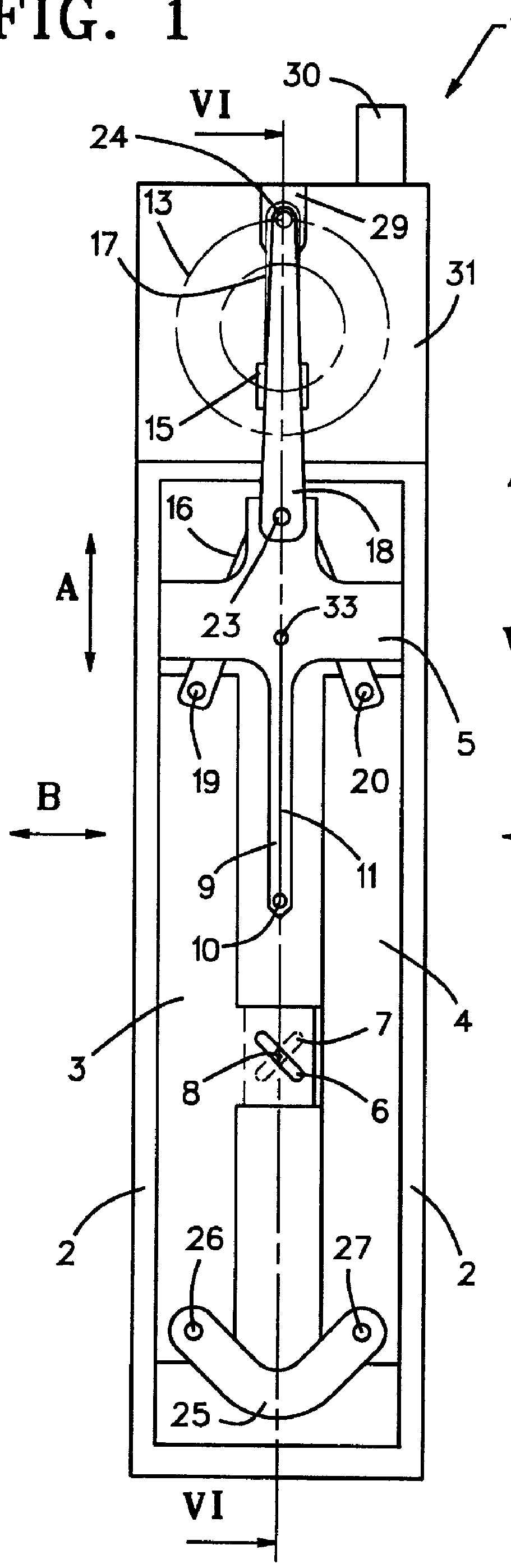 Selvedge-forming device with independent control and eccentric drive system