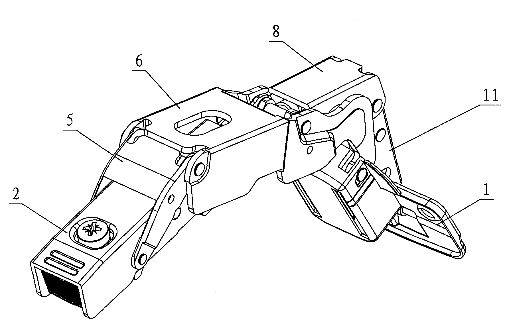 Hinge with buffer function