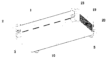 Multifunctional battery bracket for new energy automobile