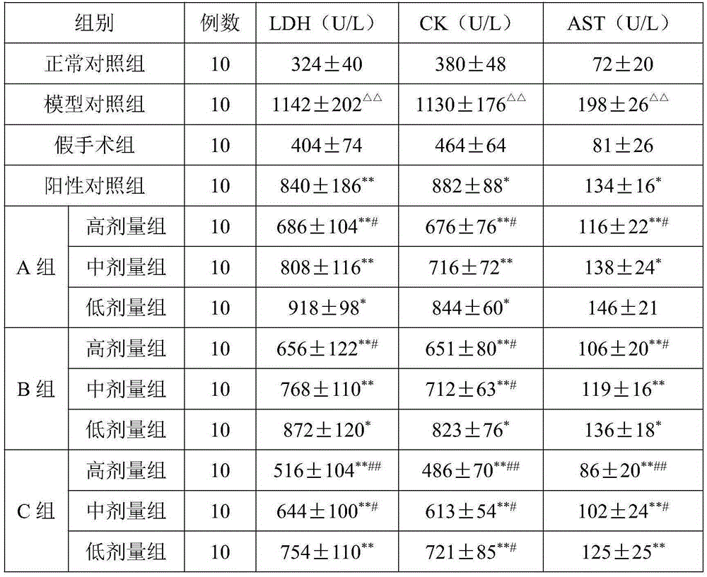 Traditional Chinese medicine composition for treating myocardial infarction and preparation method thereof