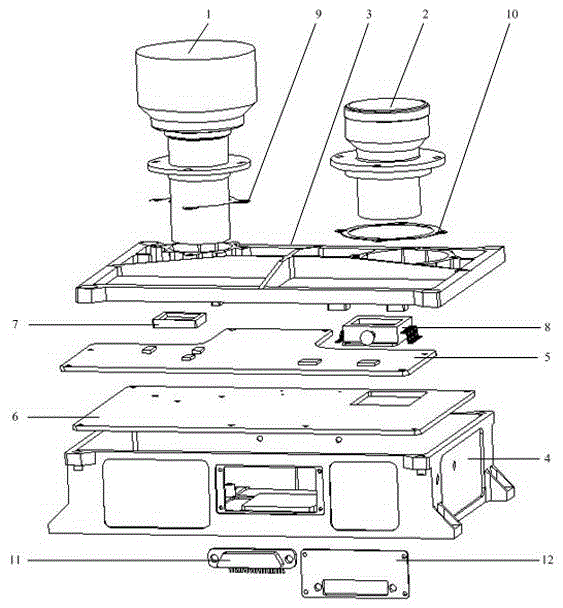 Dual spectral imaging equipment for space exploration